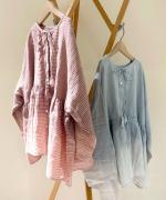 リネンギンガムチェック　2wayブラウス